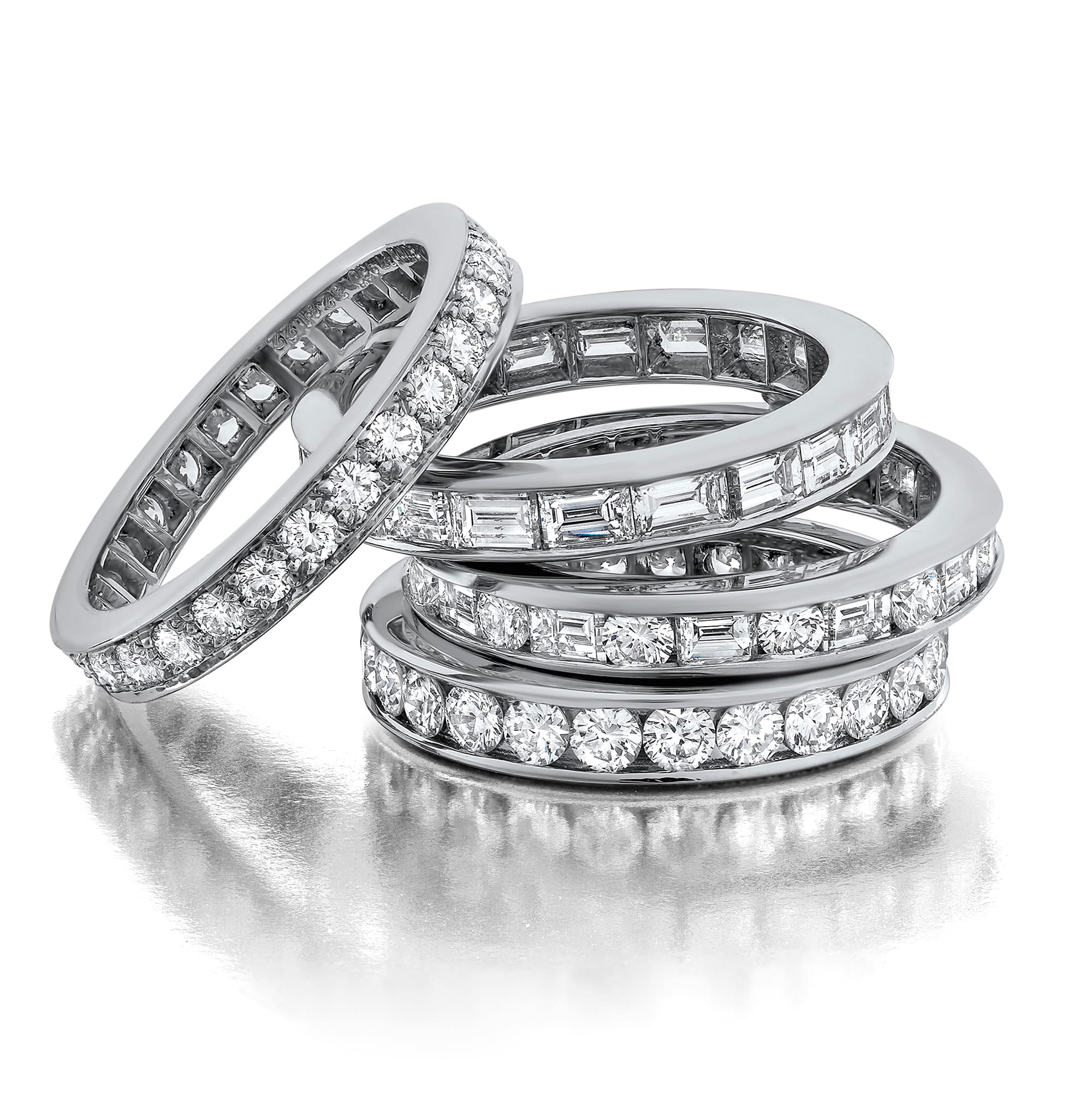 Which wedding band would pair well with solitaire elongated