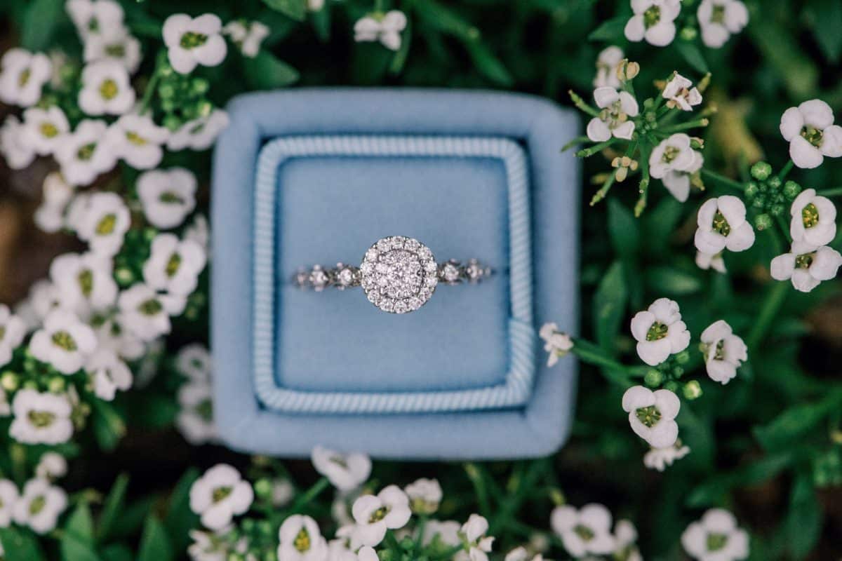 Engagement ring photo idea by Virginia photographer.