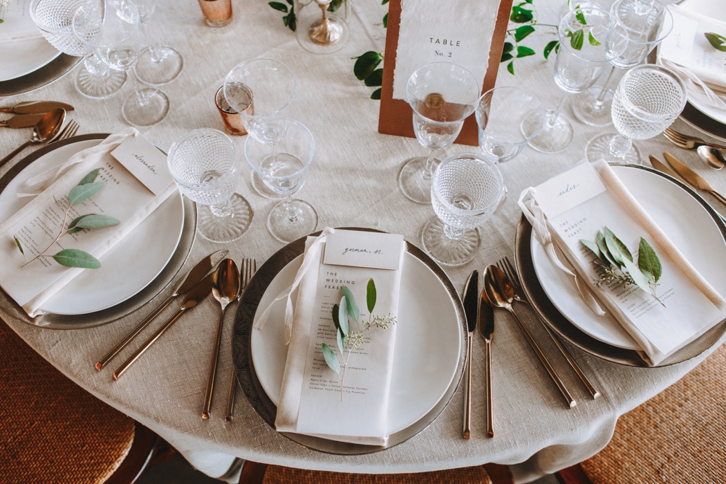 Wedding Table Settings