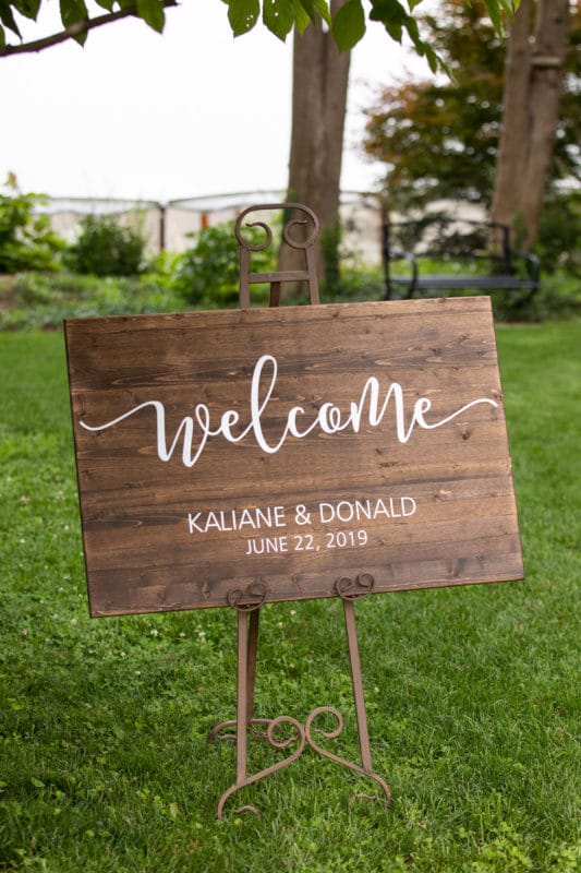 Wedding Welcome Sign