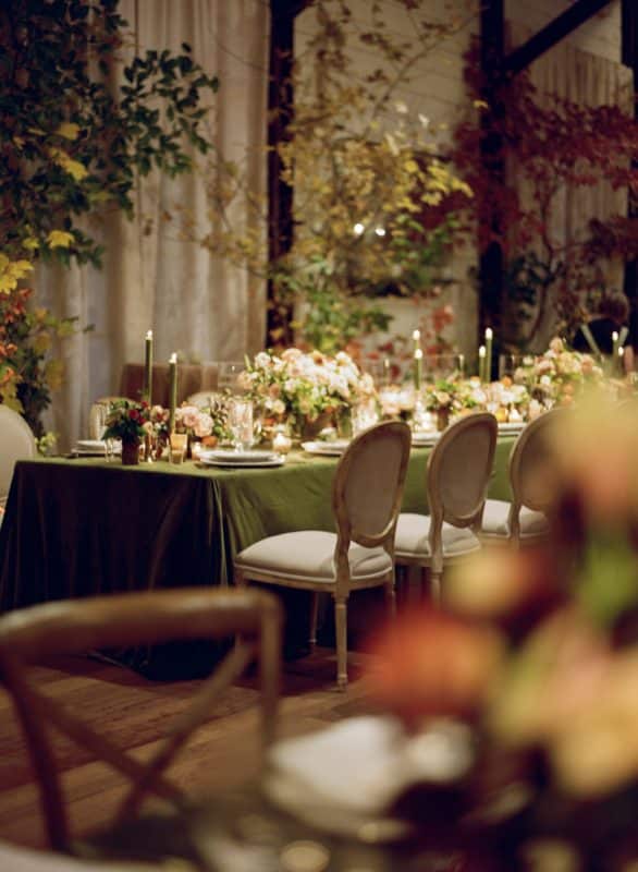 Fall Wedding Table Setting