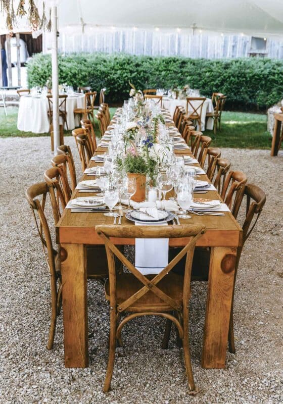 Wes Tessa Lovingston Winery wedding tablescape