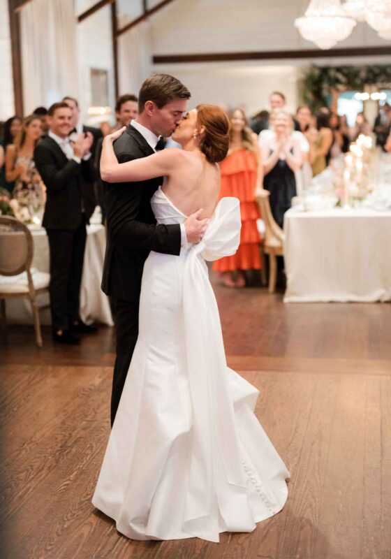 Bridal couple dancing at Pippin Hill Farm & Winery wedding near Charlottesville VA