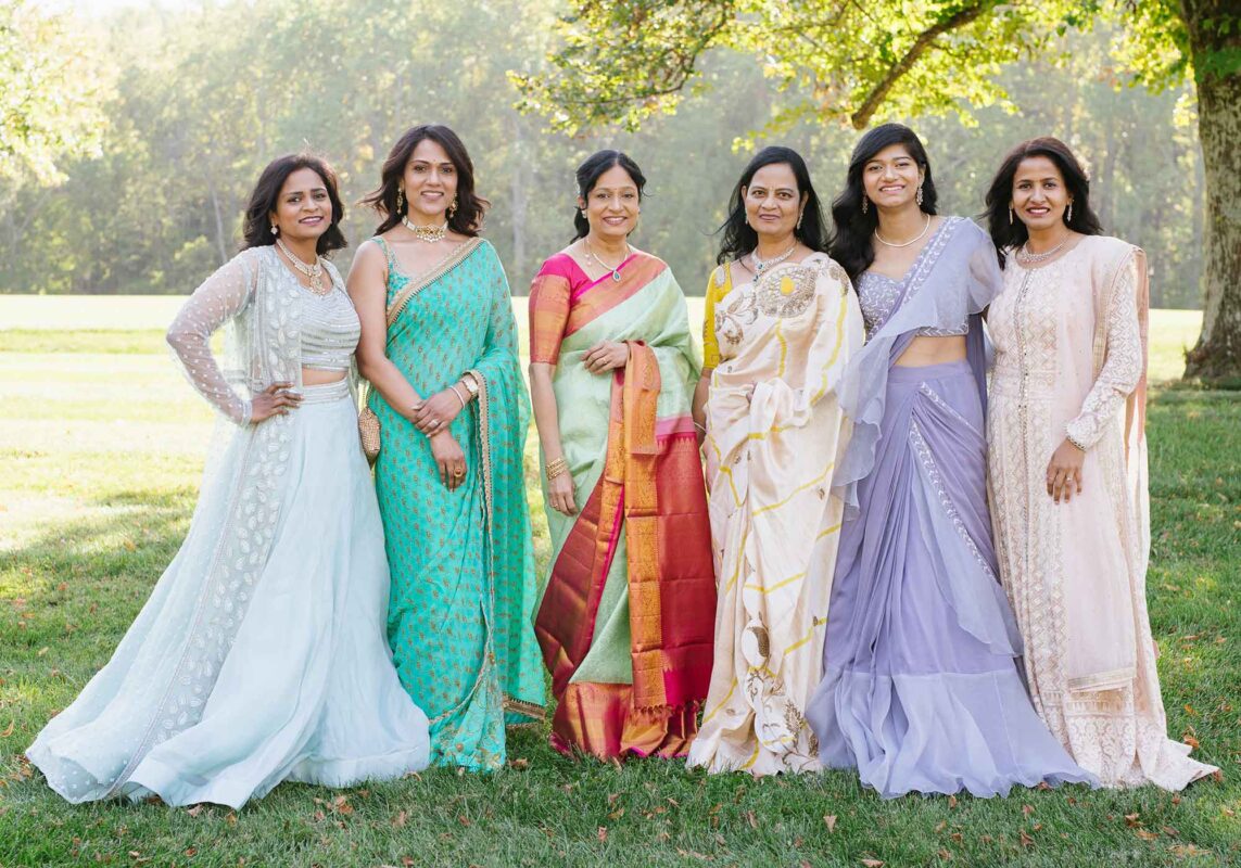 Castle Hill Cider Wedding, Indian American Wedding, Colorful wedding, Central Virginia wedding, Charlottesville wedding, bridesmaid sari