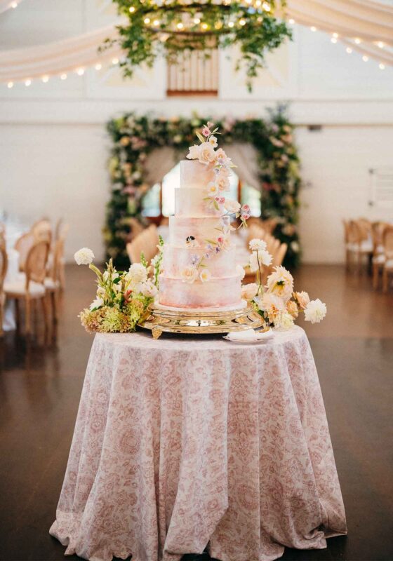 autumn wedding, fall wedding flowers, winery wedding, Central Virginia wedding, dog in wedding, wedding pet design, pink wedding cake