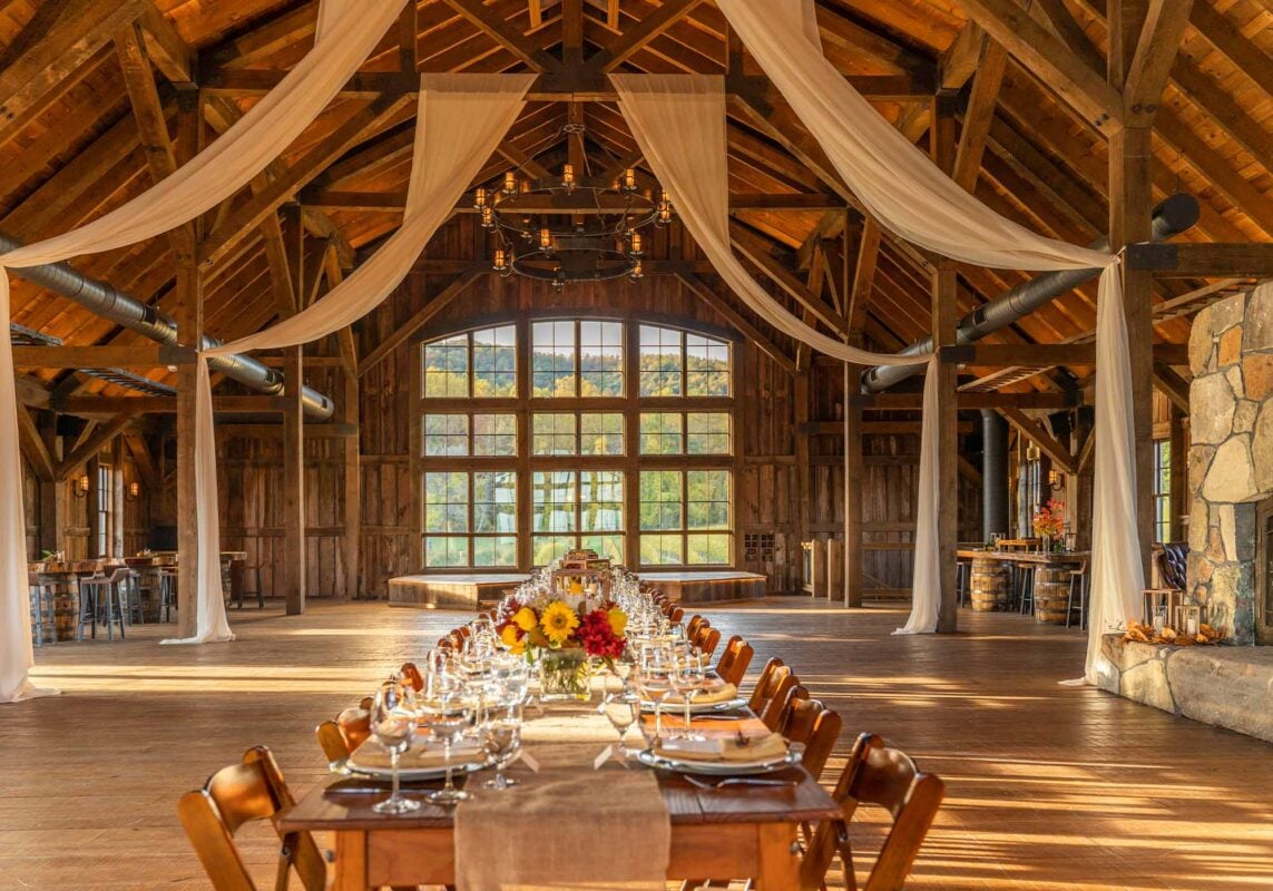 Interior shot of Southwest Mountains Vineyards