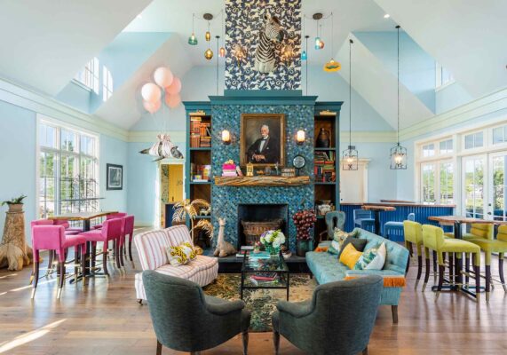 the tasting room at merrie mill farm & vineyard